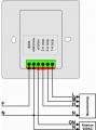 Управление на вентилаторни конвектори Ротационен контролен блок за канални вентилаторни конвектори